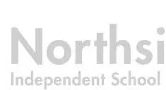 Northside Independent School District (NISD) logo, featuring an open book and abstract figures in blue and green, representing learning and community.