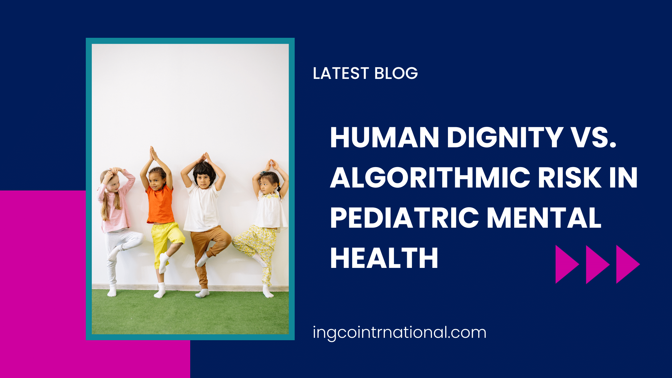 Human Dignity vs. Algorithmic Risk in Pediatric Mental Health